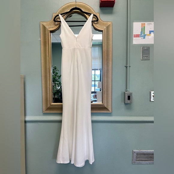 Lulu's Classic White Dress - Picture 2 of 8